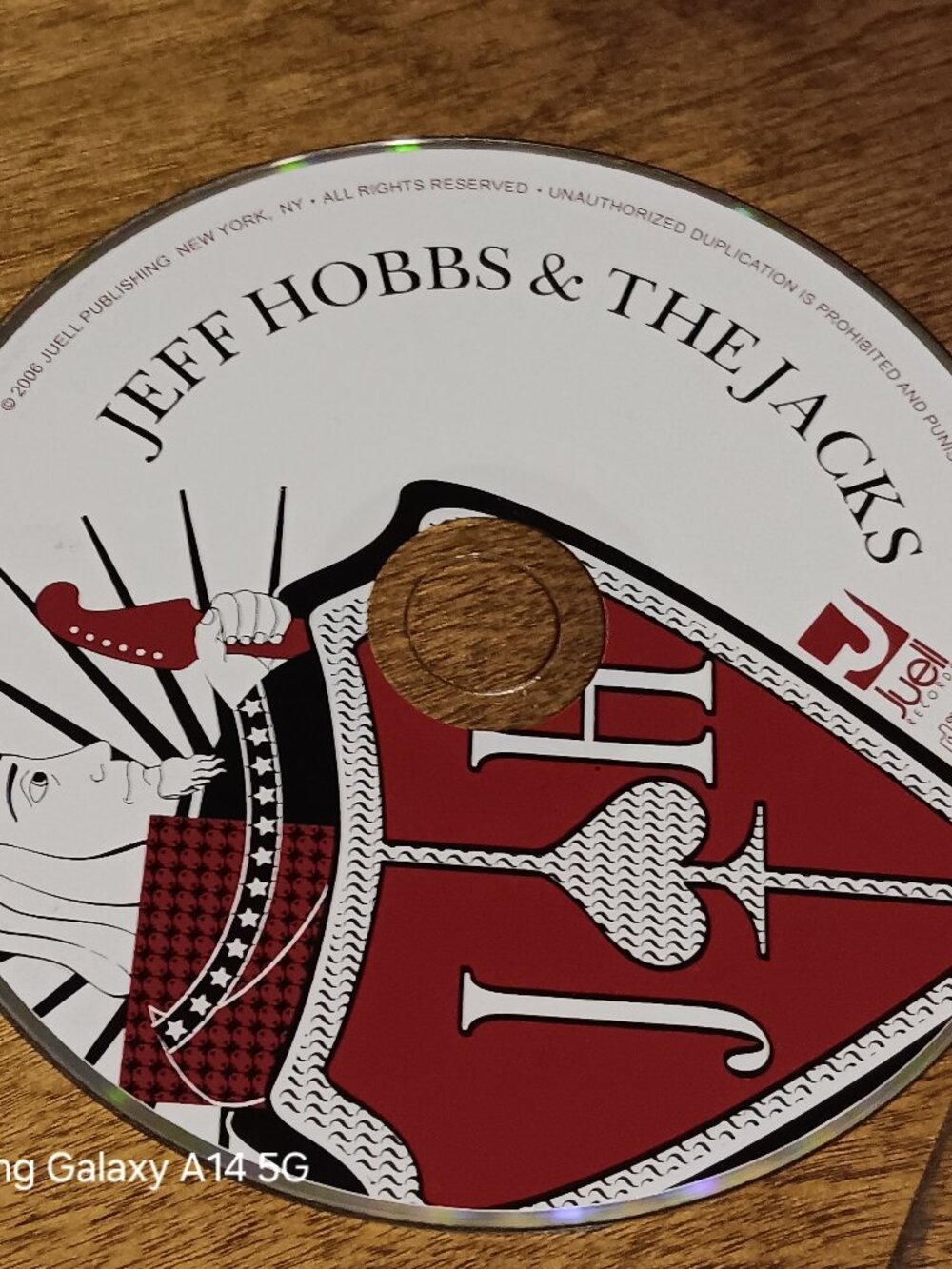 JEFF HOBBS & THE JACKS Road To Nowhere CD 2007 Southern Rock Disc Only Rar